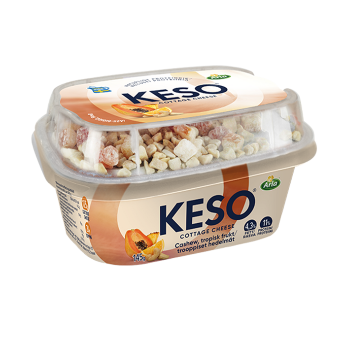 Cottage Cheese Cashew Tropisk Frukt 145g