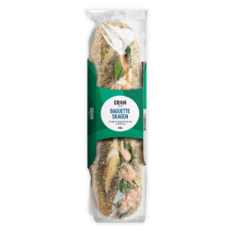 Baguette Skagen Räkor 250g