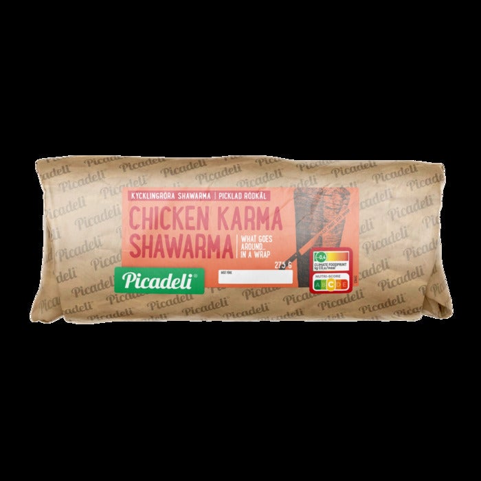 Picadeli Wrap Kycklingröra Shawarma 275g