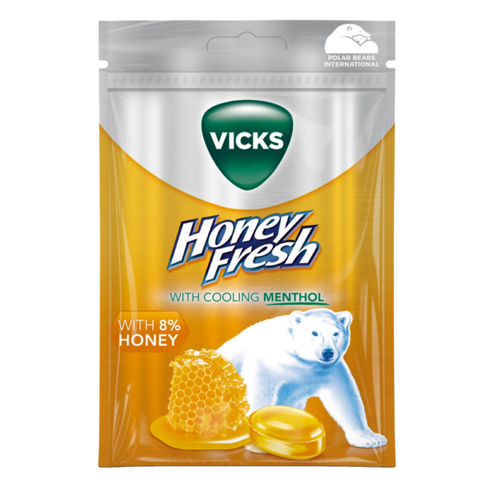 Vicks Honey Fresh & Natural Menthol 20x72g