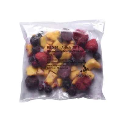 Röd 07 (Mix 16) Jordgubb, mango, blåbär, acai