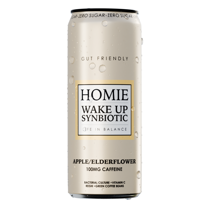 Homie Wake Up Synbiotic Apple/Elderflower 33cl