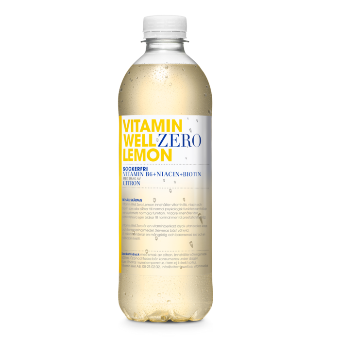 Vitamin Well Zero Lemon 12x50cl