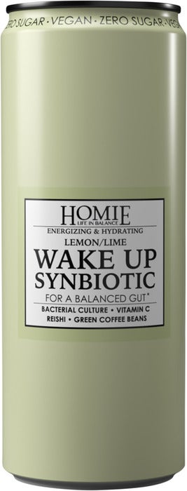 Homie Wake Up Synbiotic Lemon/Lime 33cl