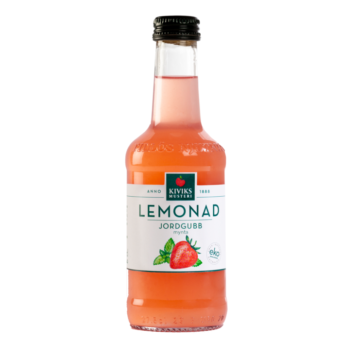 Lemonad jordgubb/Mynta EKO 27,5cl