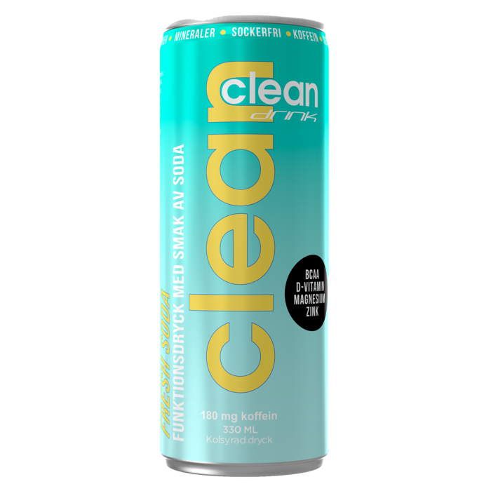 Clean drink Fresh soda