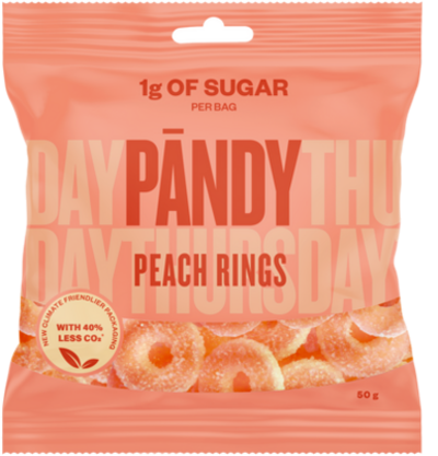 Candy Peach Rings 50g