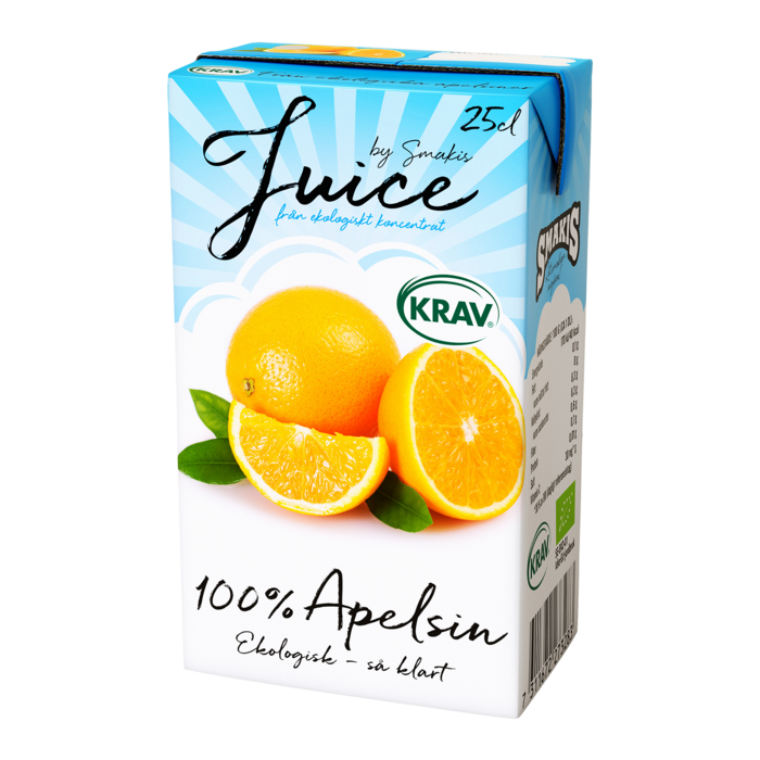 Juice by Smakis Apelsin 25cl EKO