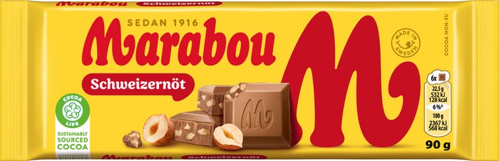 Marabou Schweizernöt 90g