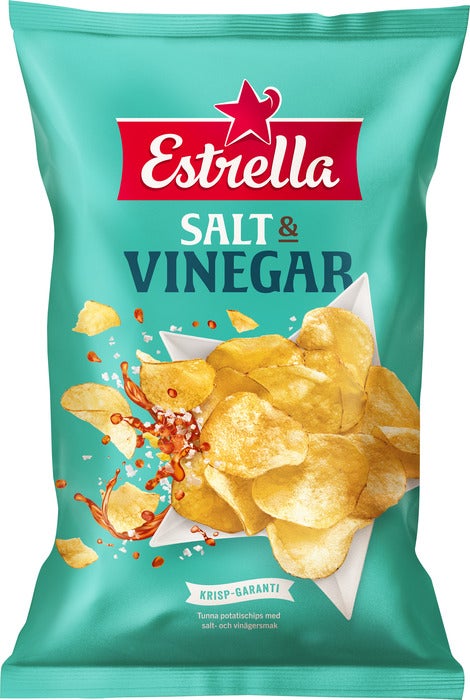 Estrella Salt & Vinegar Chips 175g