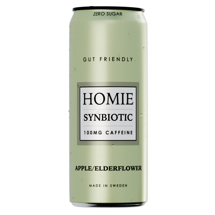 Homie Wake Up Synbiotic Apple Elderflower 33cl
