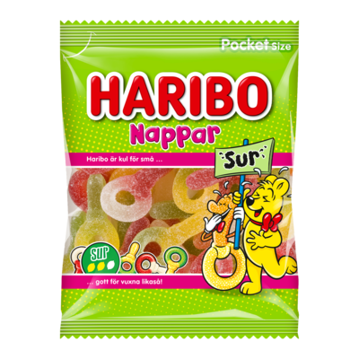 Haribo Sura Nappar 80g