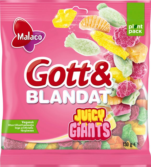 Gott & Blandat Juicy Giants Sour 130g