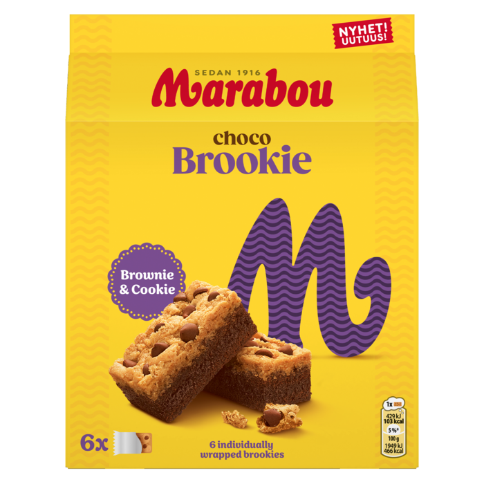 Marabou Choco Brookie 132g