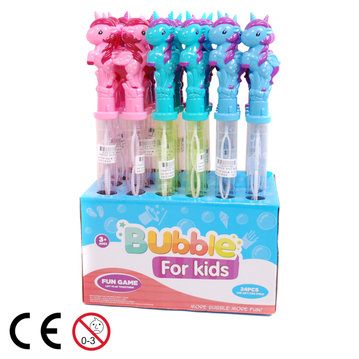 Såpbubblor enhörning