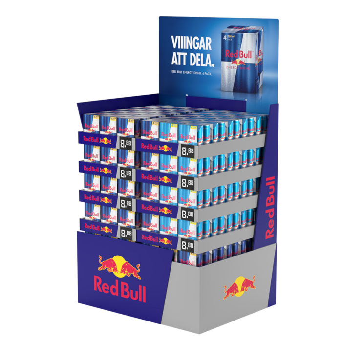 Red Bull Display 4-pack Mix 2 Smaker ED/SF
