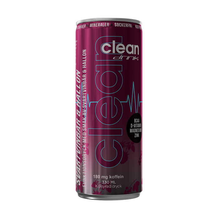 Clean Drink BCAA Svartvinb/Hallon