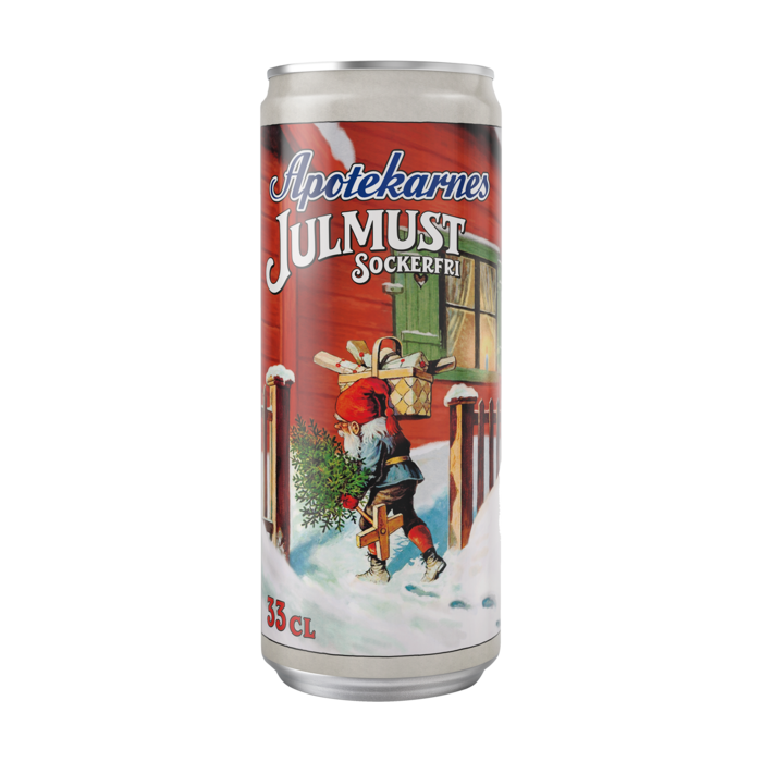 Apotekarnes Julmust sockerfri 33cl burk