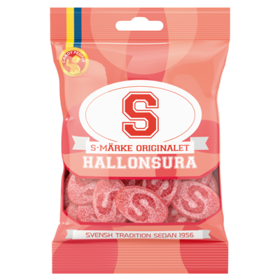 S-märke Hallonsura 80g