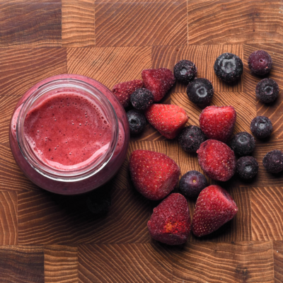 Röd 03 Jordgubb, blåbär