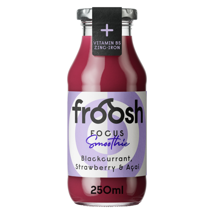 Froosh Svartvinbär/Jordgubb/Acai 12x250ml