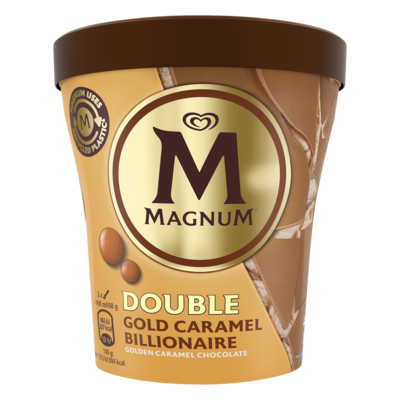 Magnum Double Gold Caramel Billionaire Pint