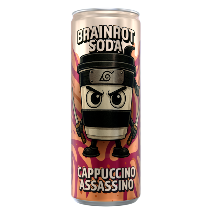 Brainrot Soda - Cappuccino Assassino 25cl