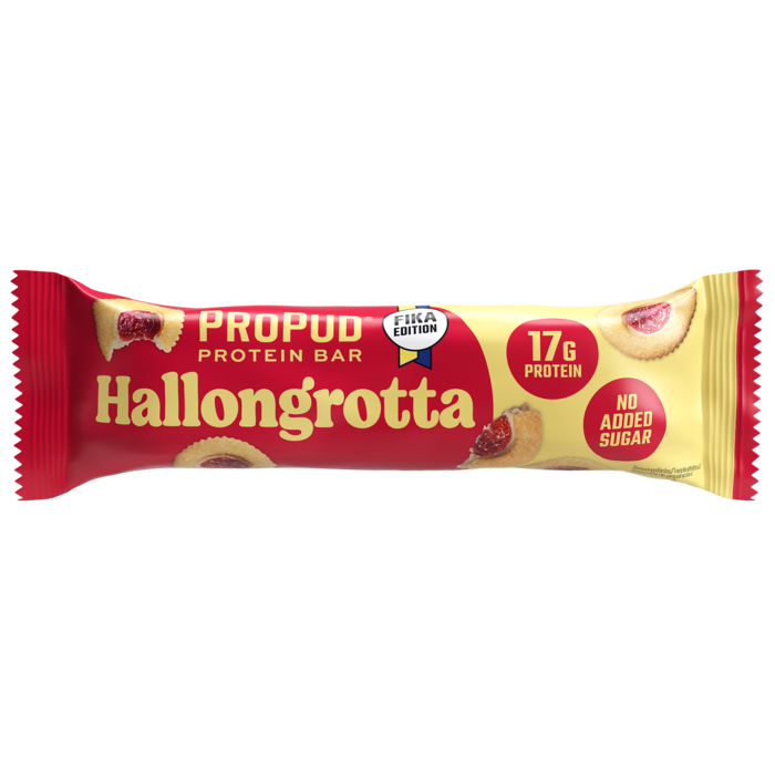 ProPud Proteinbar Hallongrotta