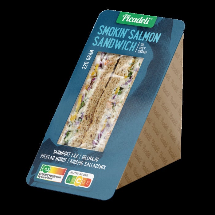 Picadeli Sandwich Varmrökt Lax 220g
