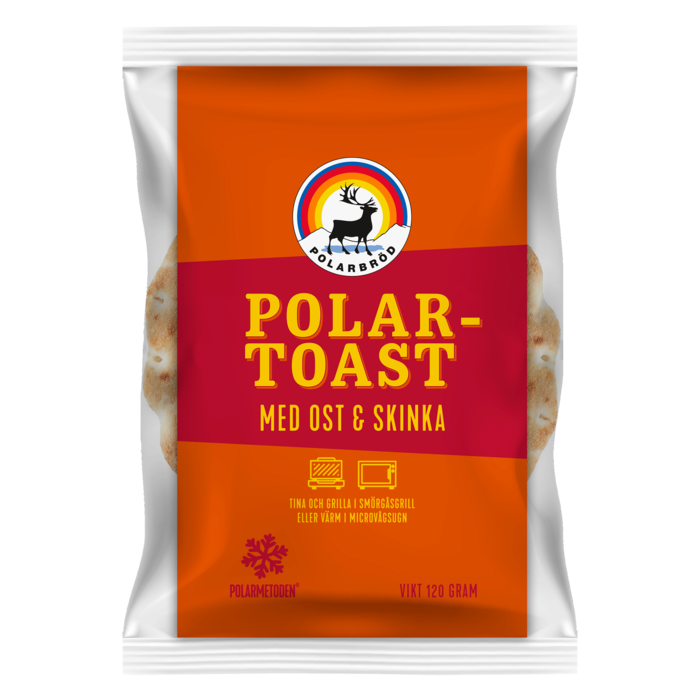 Polartoast Ost & Skinka 120g