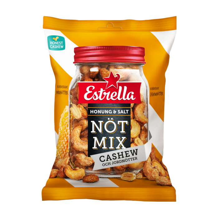 ESTRELLA Nötmix honu&salt 175g