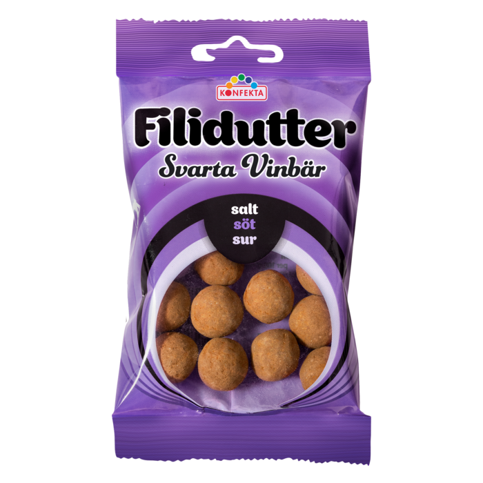 Filidutter Svarta Vinbär 65g