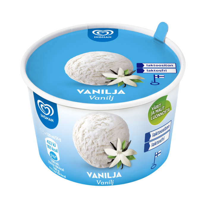 Ingman LF Glassbägare Vanilj 120ml