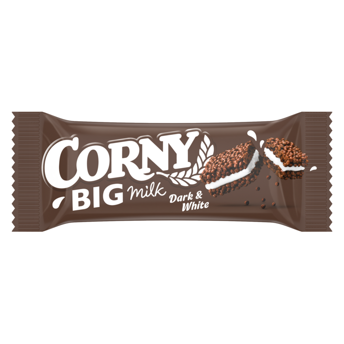 Corny BIG Milk Dark&White 40g