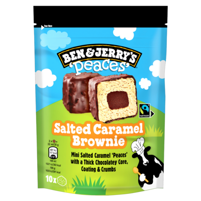 Ben & Jerry's Peaces Salted Caramel Brownie