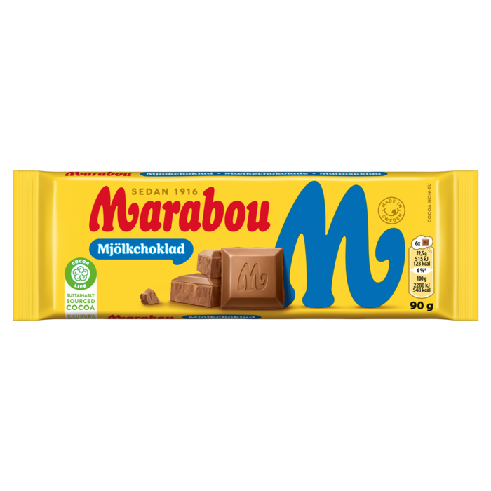 Marabou Mjölkchoklad 90g