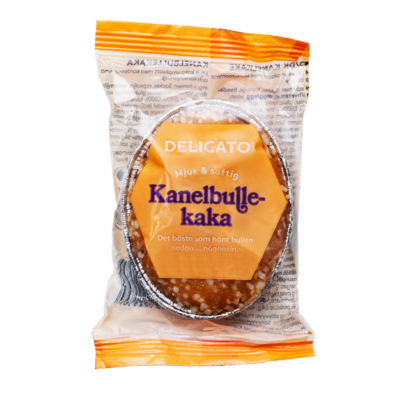 Delicato Kanelbullekaka 25-pack Fryst