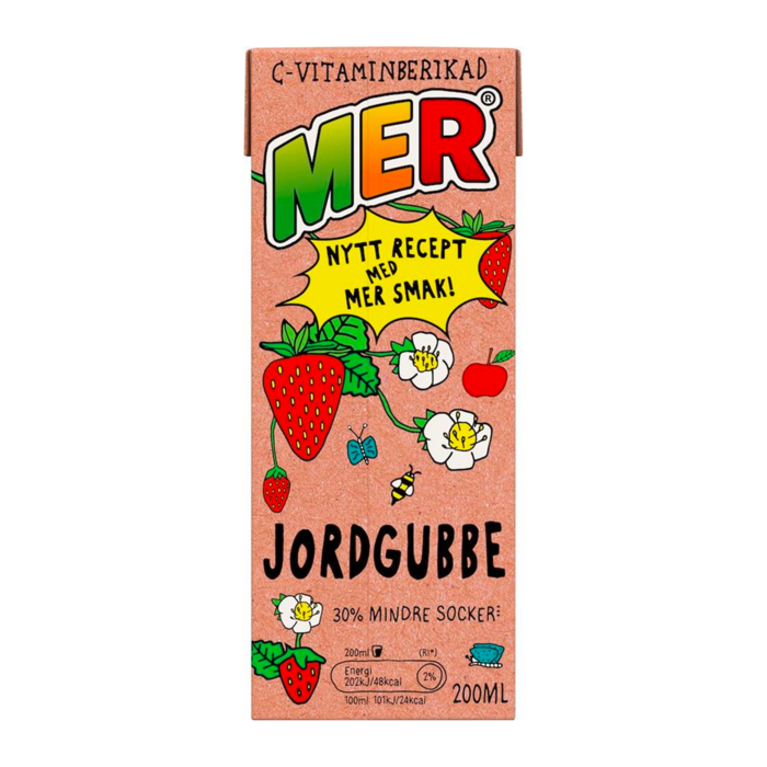 MER Jordgubb 30x20cl