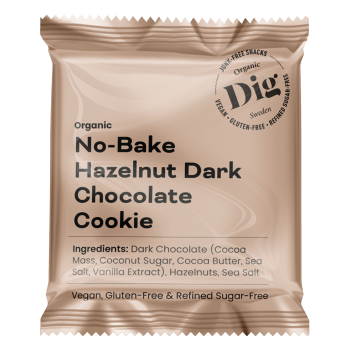 Dig No-Bake Hazelnut Dark Choc Cookie EKO