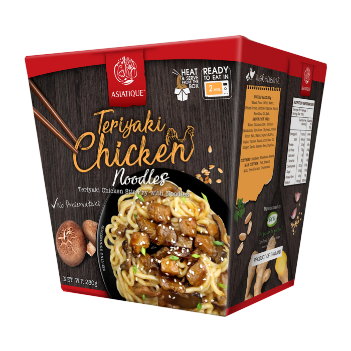Teriyaki kyckling med nudlar 280g