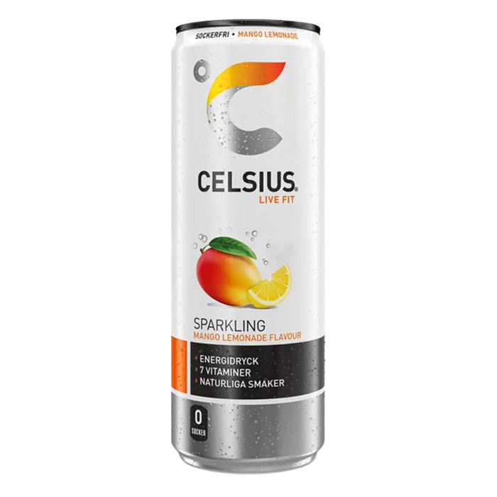 Celsius Mango Lemonade 355ml