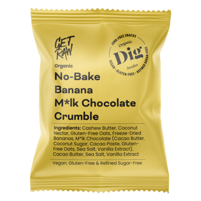 Dig No-Bake Banana M*lk Chocolate Crumble EKO