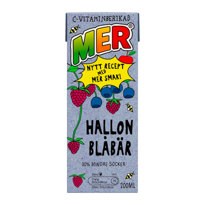 MER Blåbär 30x20cl