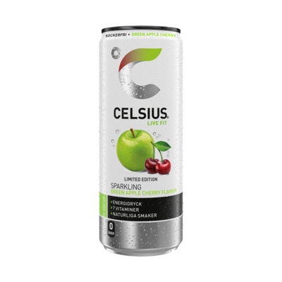 Celsius Green Apple Cherry 250ml