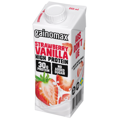 Gainomax High Protein Drink Strawberry Vanilla 250ml