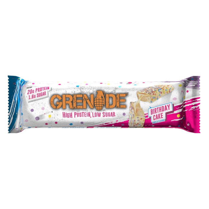 Grenade Birthday Cake 60g