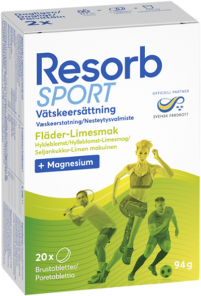 Resorb Sport Fläder/Lime 94g