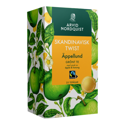 Äppellund Grönt Te 3*25st