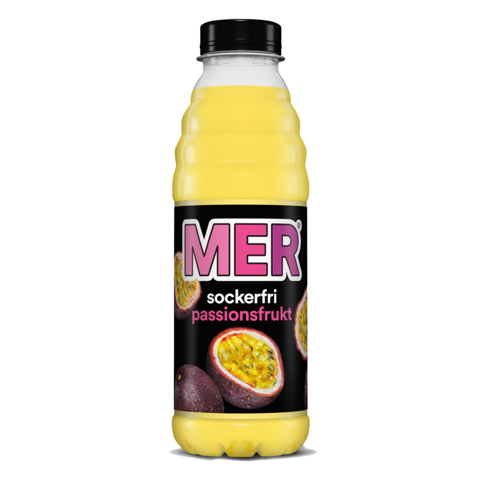 MER passionsfrukt sockerfri 12x50cl