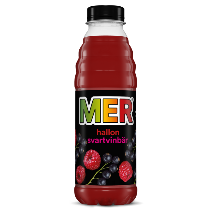 Mer Hallon/Svart vinbär 12x50cl